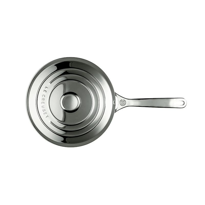 Signature Uncoated Saute pan with lid, 24cm, stainless steel