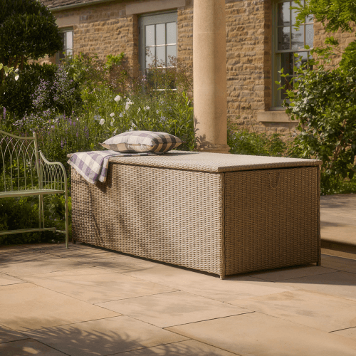 Image showing the Column Storage Box, Large, Brown product.