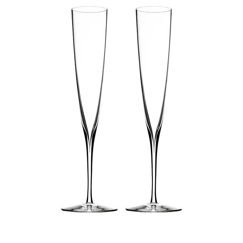 Elegance Collection Pair of Champagne Trumpet Flutes