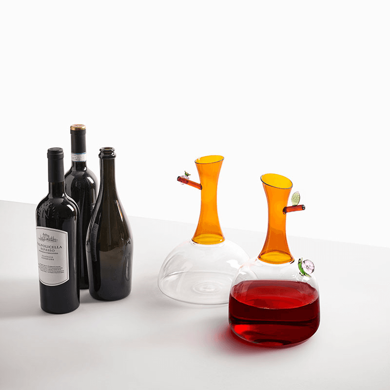 Fruits & Flowers Snail Decanter