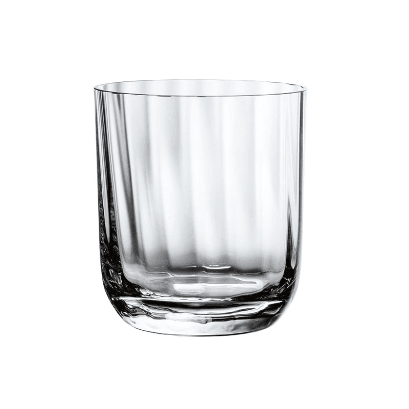 Rose Garden Water Glass Set of 4, Clear