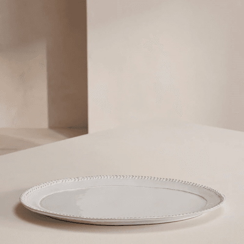 Image showing the Hillcrest Platter, White product.