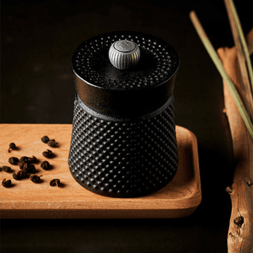 Image showing the Bali Font Cast Iron Pepper Mill product.