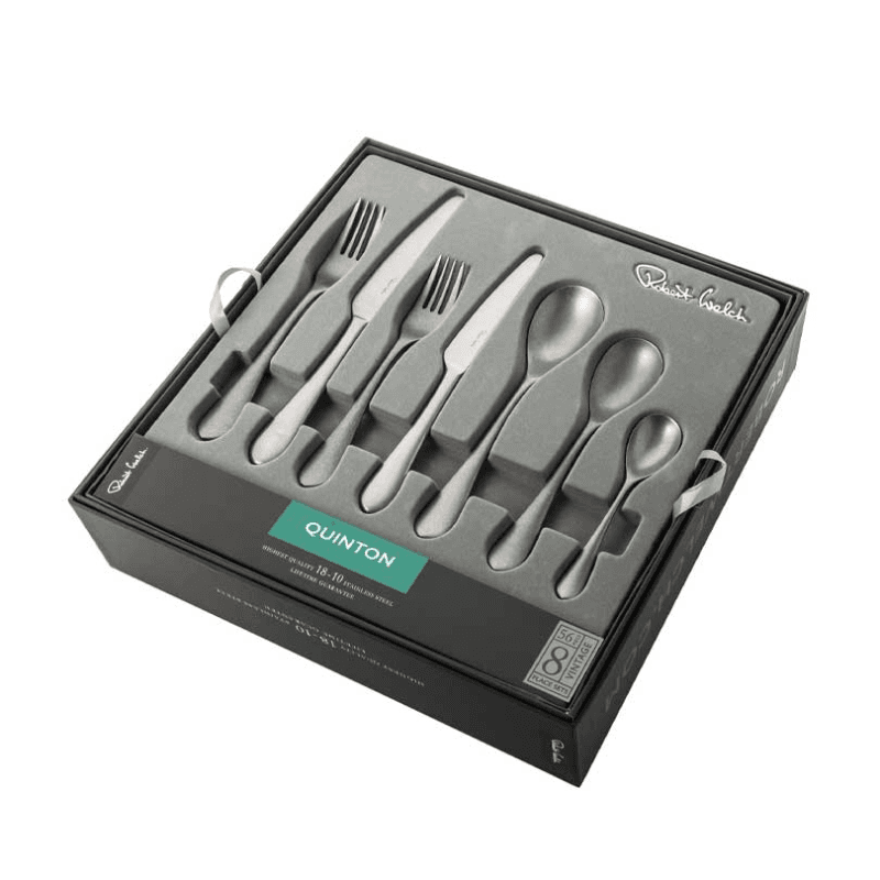 Quinton Vintage 56 Piece Cutlery Set, Stainless Steel