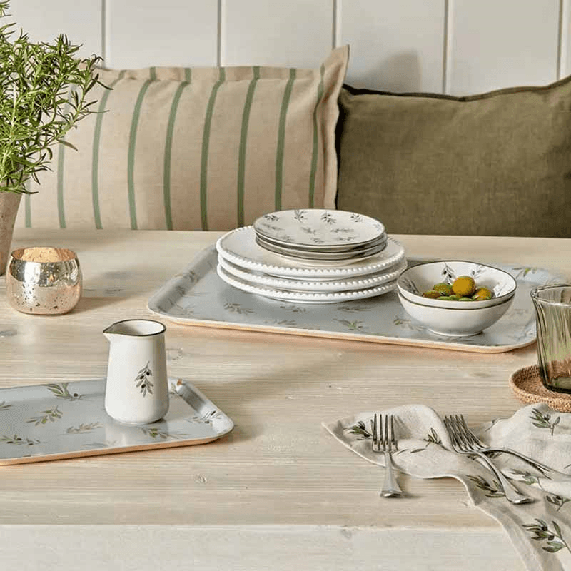 Olive Branch Tray, Sage