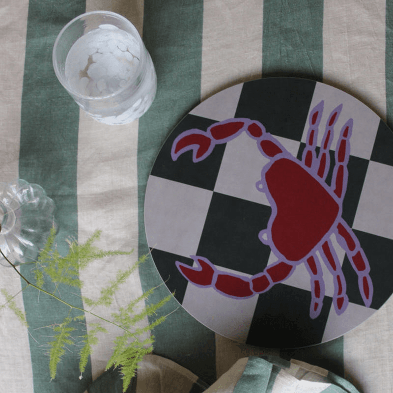 Crab Placemat, D28cm