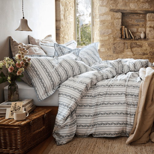 Image showing the Clara Floral Duvet Set product.