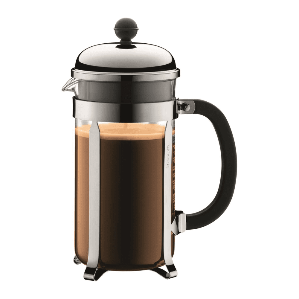 Chambord 8 cup coffee maker, 1 litre, Shiny