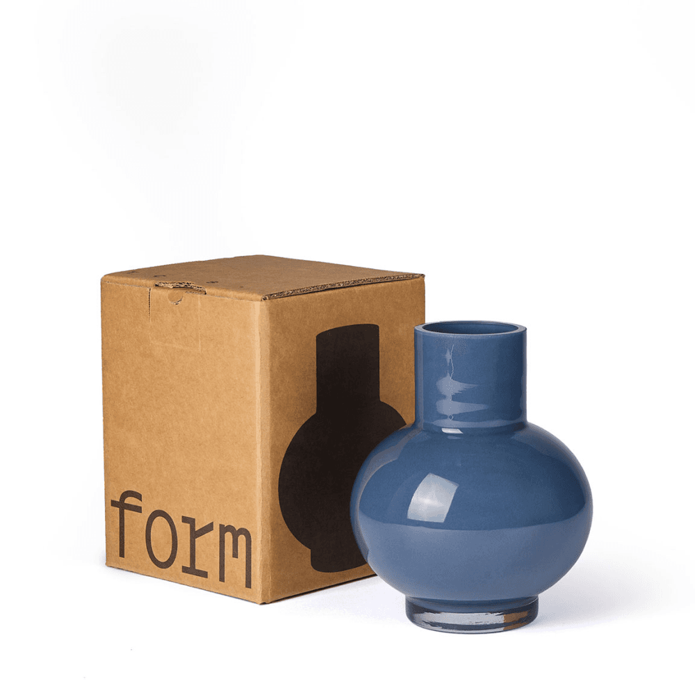 Form Mini Vase, Navy