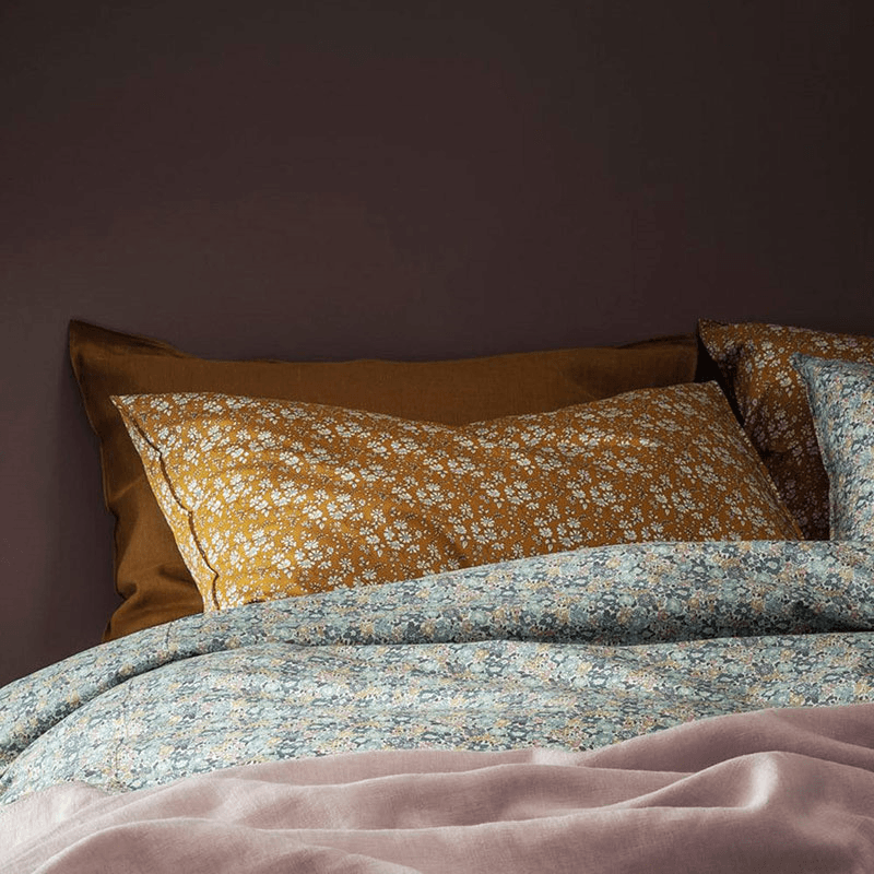 Capel Duvet Set, Double, Mustard