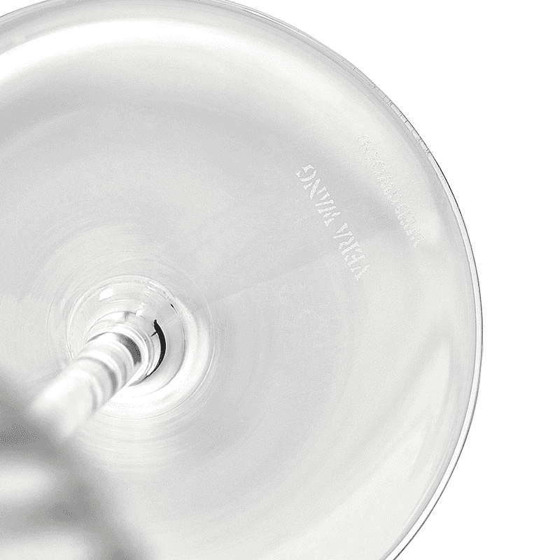 Vera Wang Swirl Set of 2 Champagne Flutes, 270ml, Clear