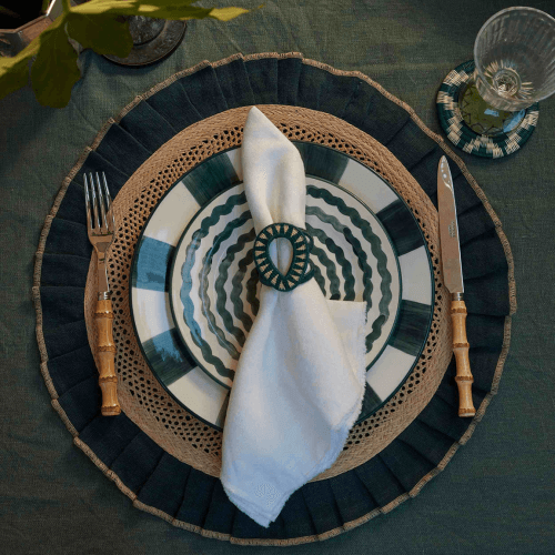Image showing the Ondas Side Plate, Teal product.