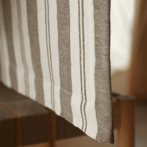 Image showing the Isaac Table Runner, Dark Olive product.