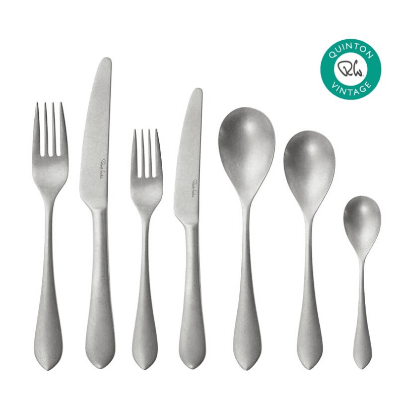 Quinton Vintage 56 Piece Cutlery Set, Stainless Steel