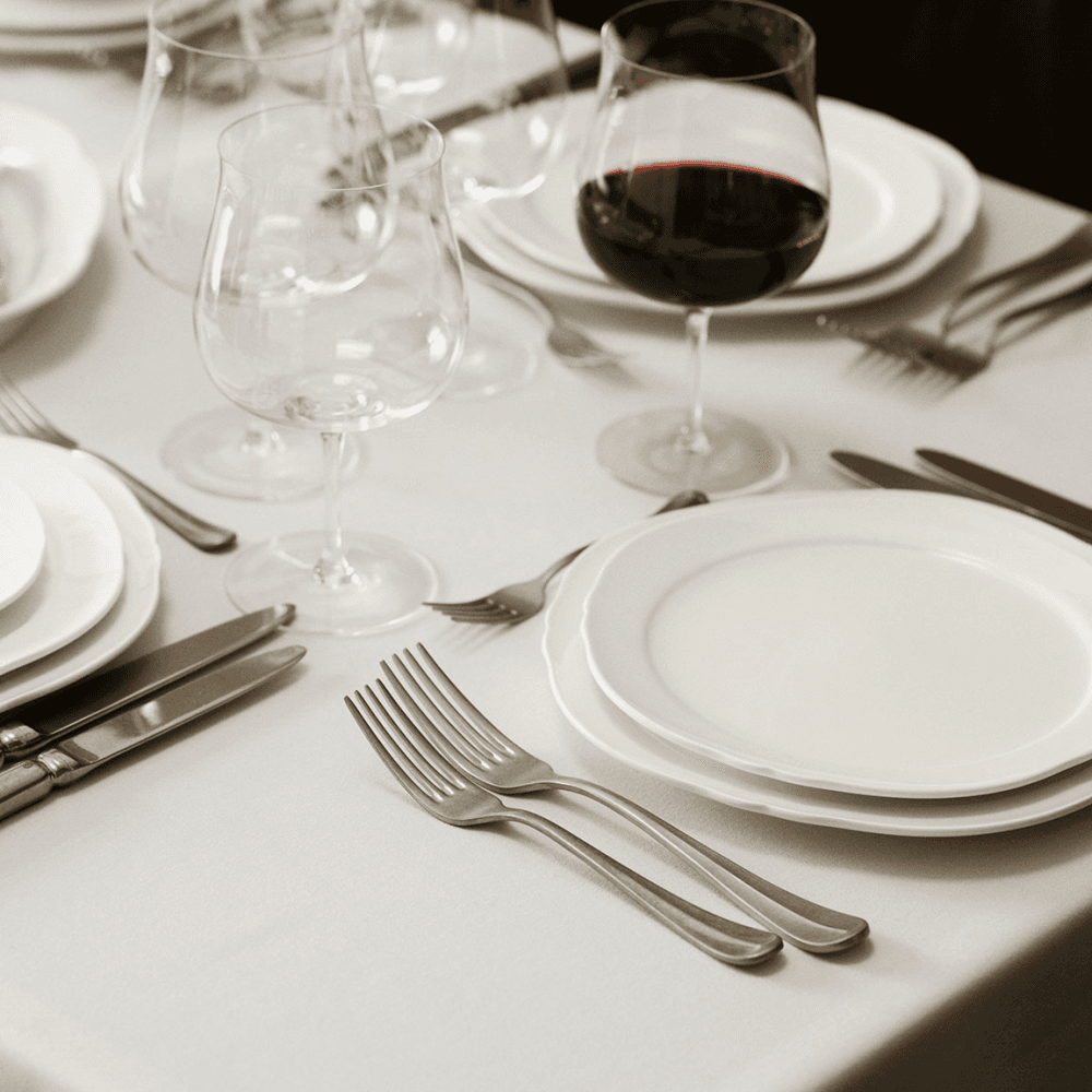 Silhouette by Sergio Herman Set of 4 Starter Plates, White