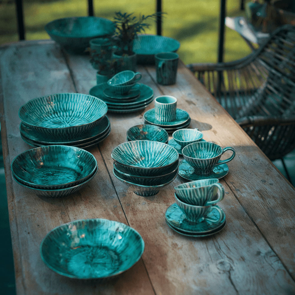 Verde Lanza by Pascale Naessen Serving Bowl, Green