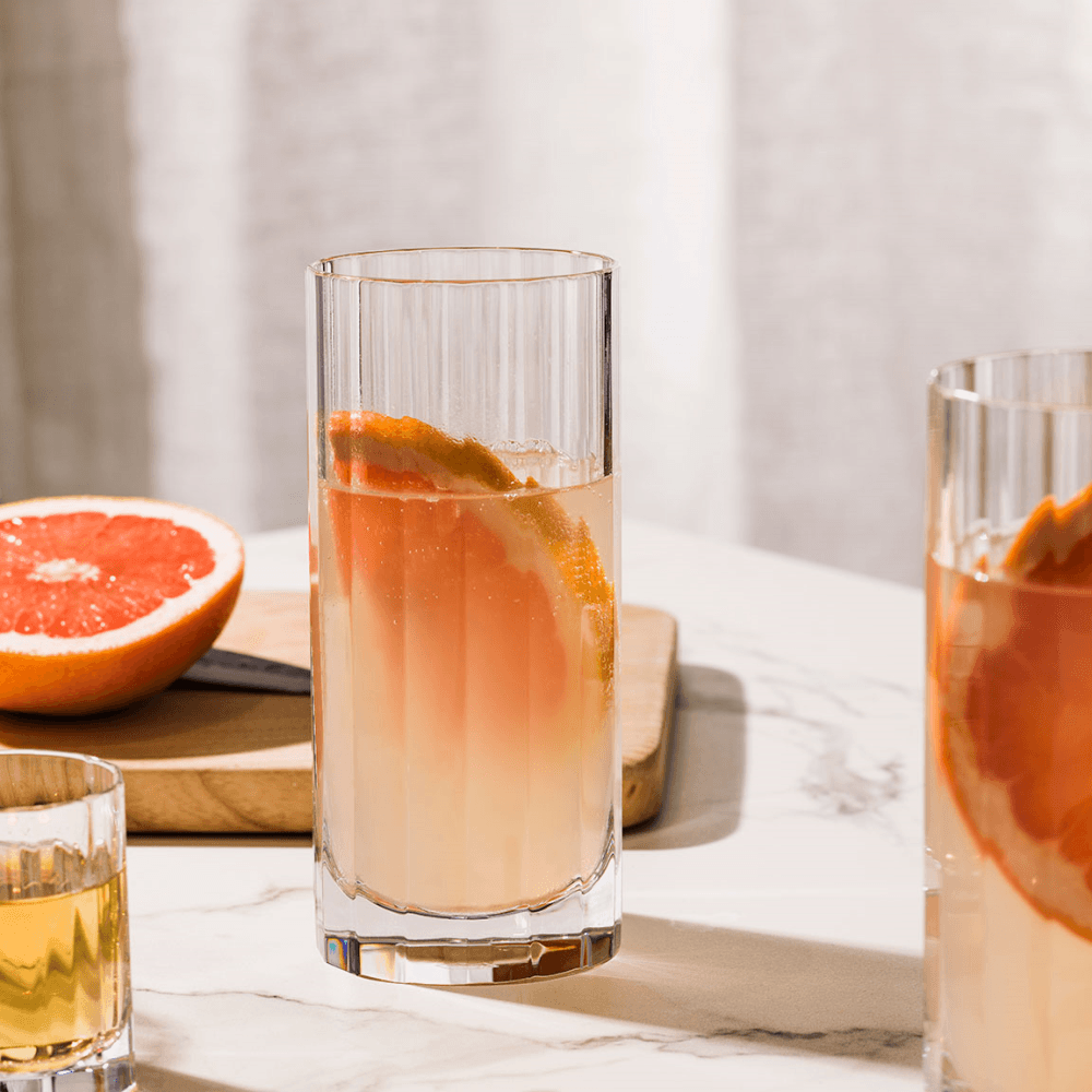 Fluted Cut Crystal Highball