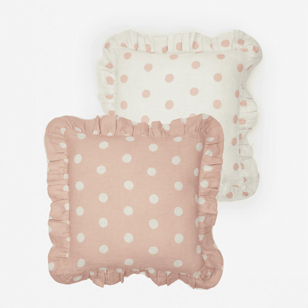 Spot Spot Cushion Cover, Blush