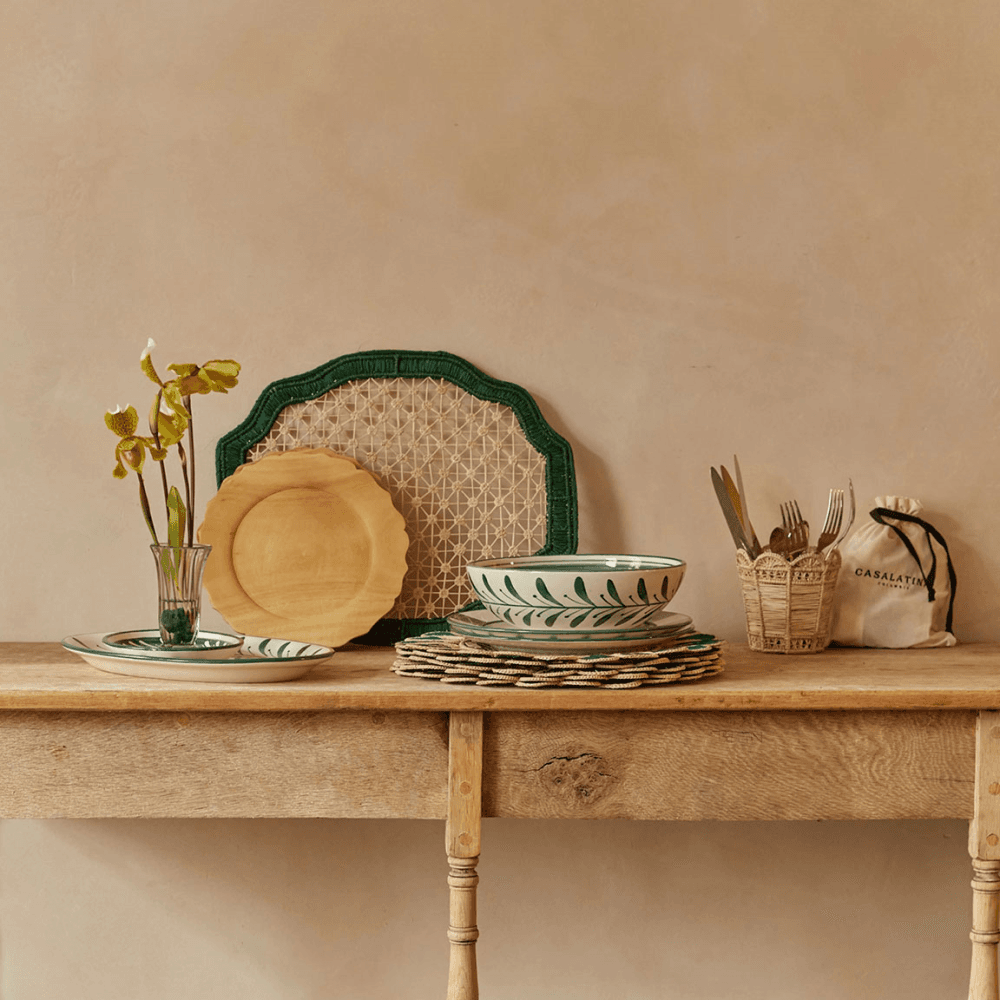 Helecho Salad Bowl, Teal