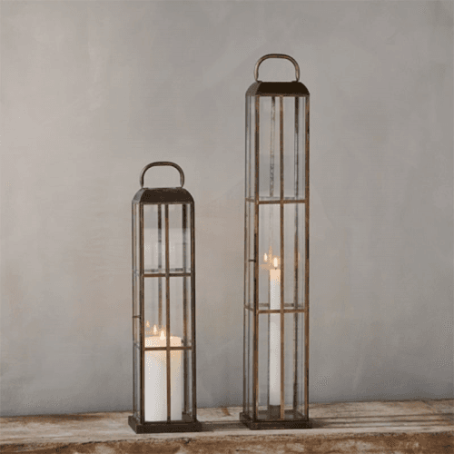 Image showing the Vemula Lantern, Antique Brass product.