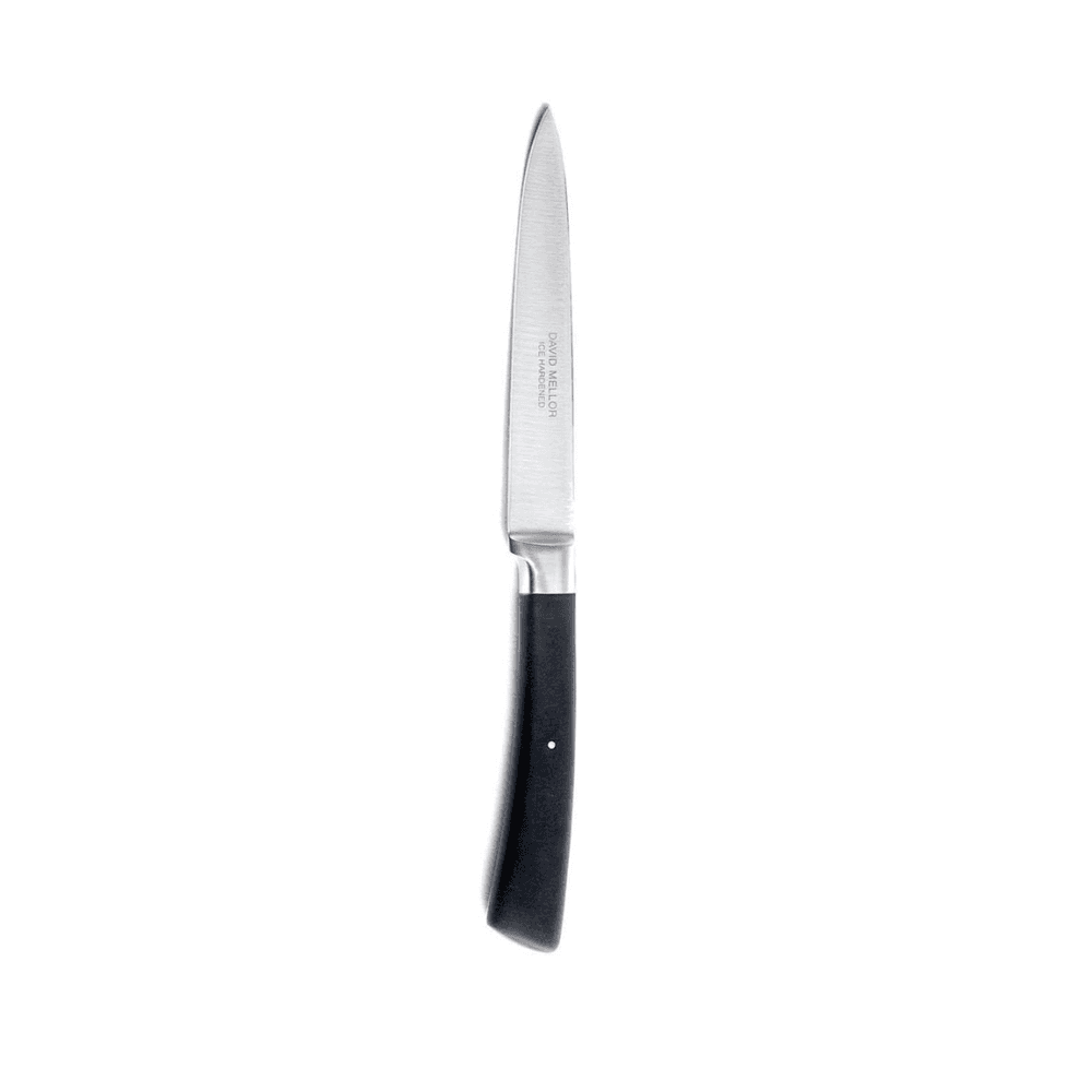 Paring knife, stainless steel black handle