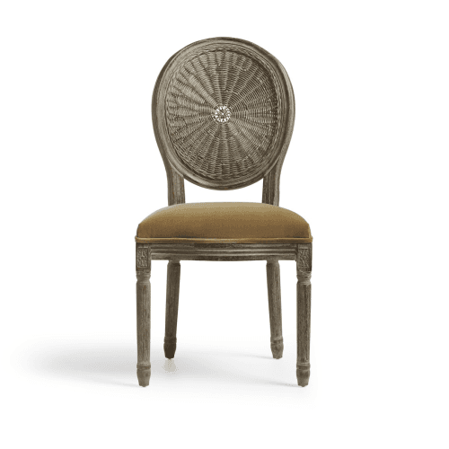 Image showing the Washakie Velvet Dining Chair, Fawn Velvet Fawn product.