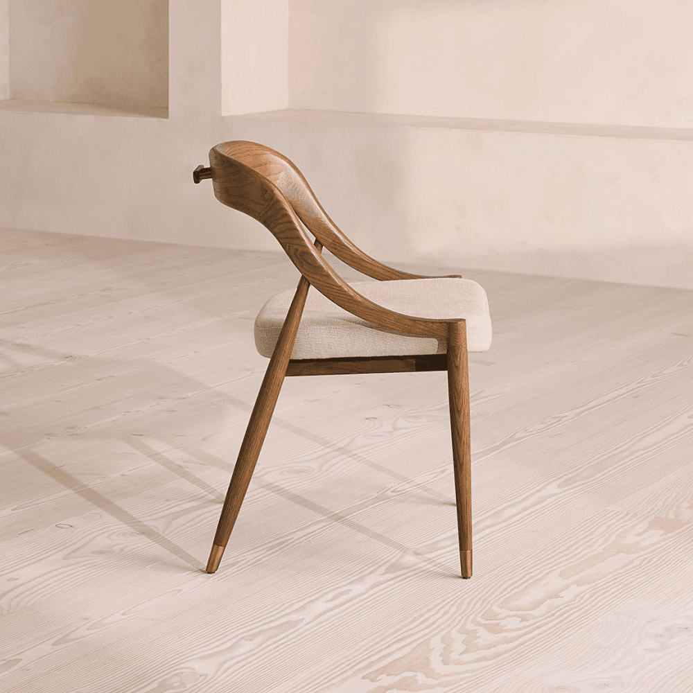Warren Dining Chair, Slubby Linen