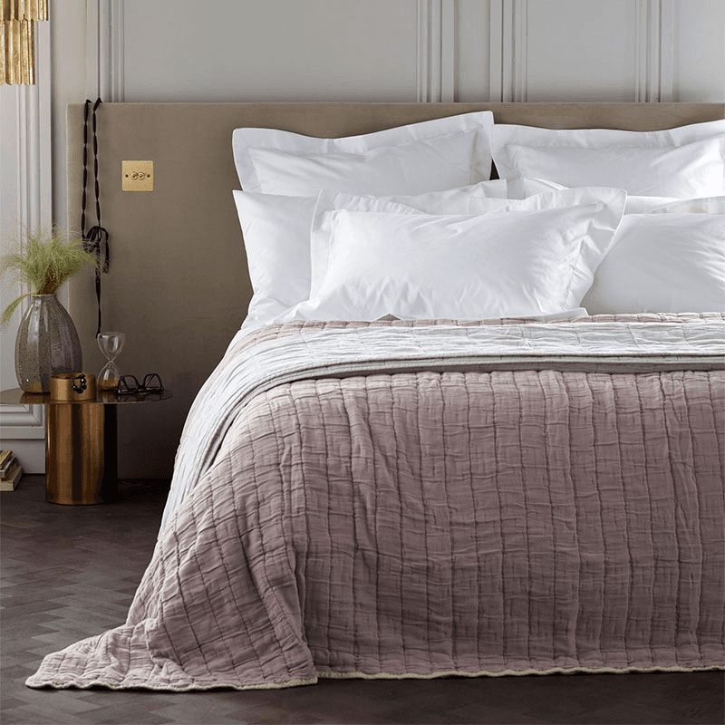 Vivienne Cotton Quilted Throw