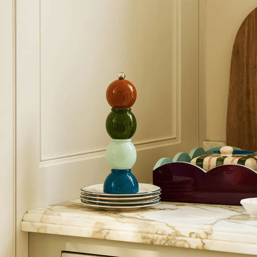Image showing the Multi Bobbin Salt or Pepper Mill, 24cm, Nutmeg product.