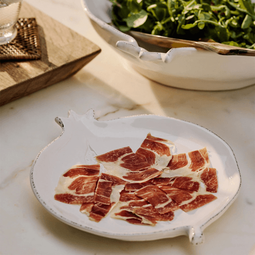 Image showing the Fenoglio Side Plates Set of 4, White product.