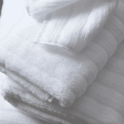 Image showing the Rib Hydrocotton Hand Towel, White product.