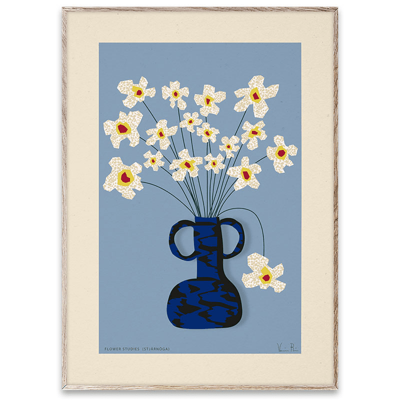 Flower Studies 04 (Stjärnöga) Art Print, 50 x 70cm