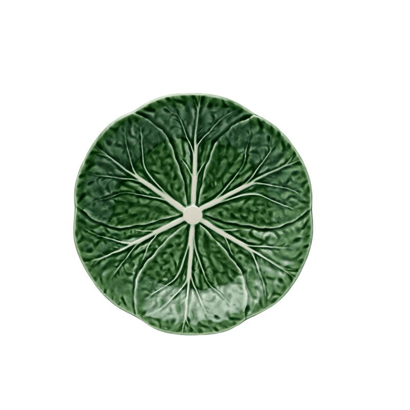 Cabbage Side Plate, Green