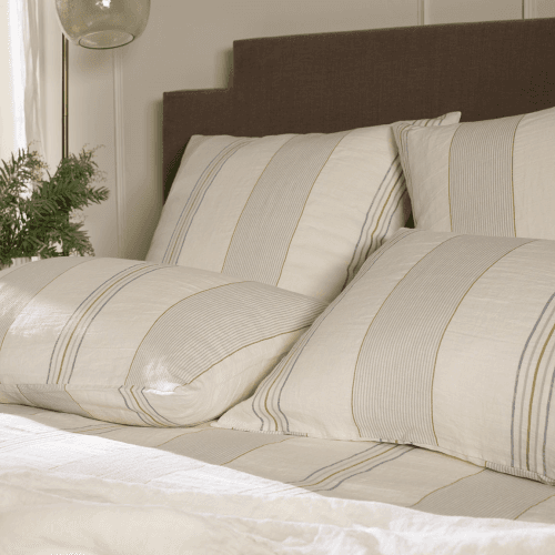 Image showing the Sophie Stripe Linen Pillowcase product.