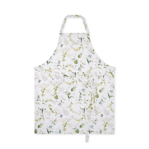 Image showing the Wild Floral Apron, Off-White product.