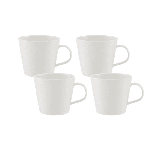 Image showing the Pure Set of 4 Mugs, White product.