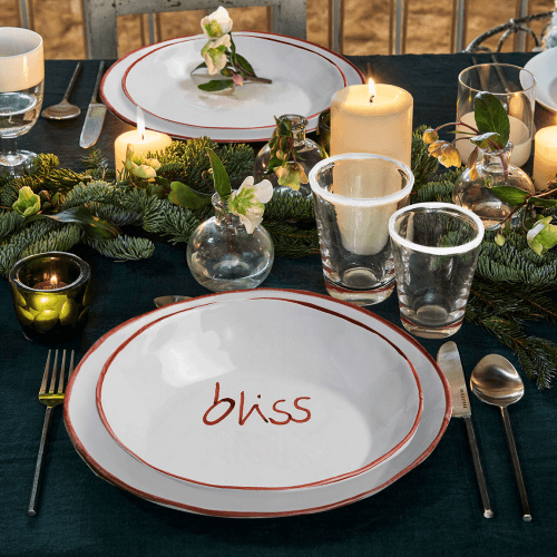 Image showing the Oddington Oval Bliss Platter, 26 x 20cm, Red product.