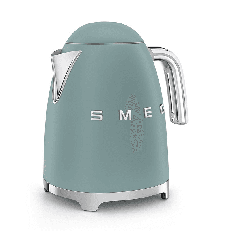 50's Style Cordless Electric Kettle, 1.7L, Emerald Green