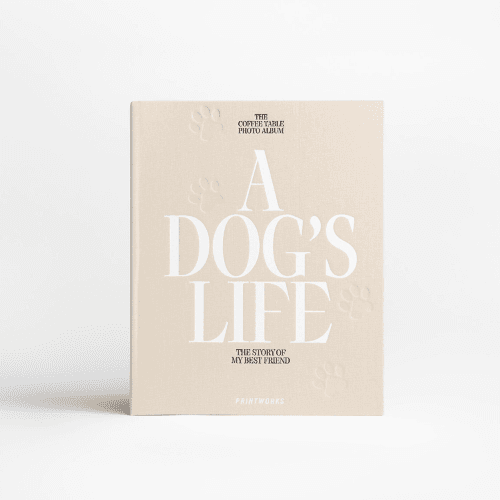 Image showing the A Dog's Life Dog Photo Album, Beige product.