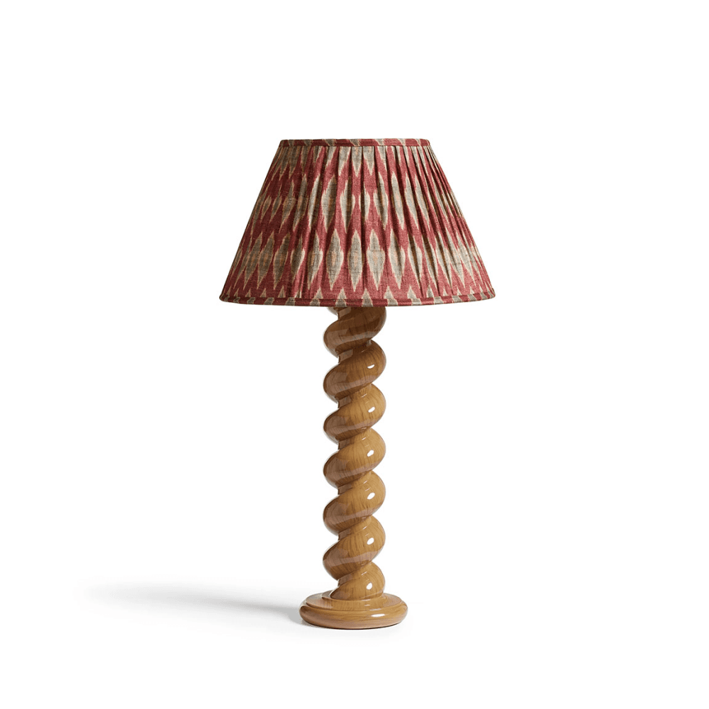 Henshall Table Lamp Base, Washed Orange