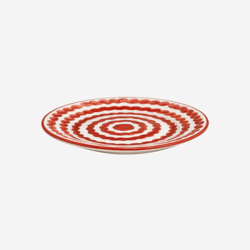 Image showing the Ondas Side Plate, Rust Red product.