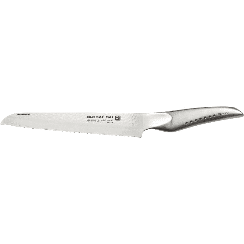 Sai Bread Knife, 17cm, Silver