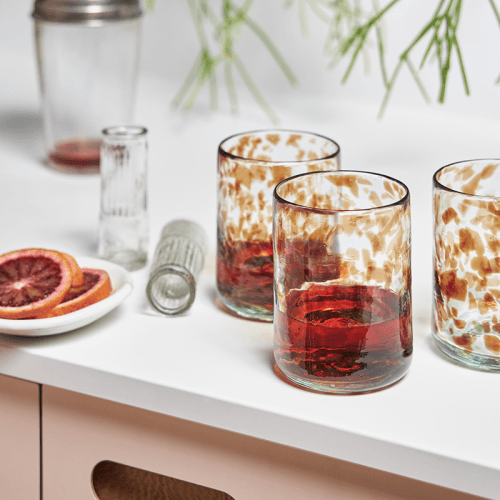 Image showing the Oro Set of 2 Tumblers, Brown product.