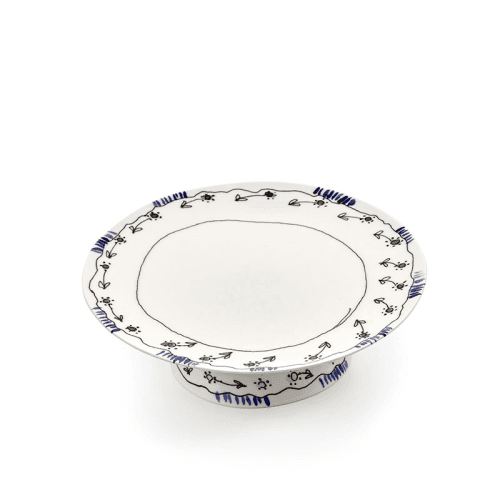 Image showing the Midnight Flowers by Marni Cake Stand, Anemone Milk product.