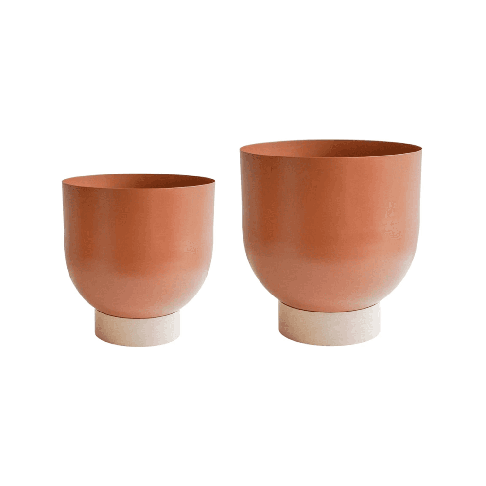 Austin Set of 2 Dual Metal Planters