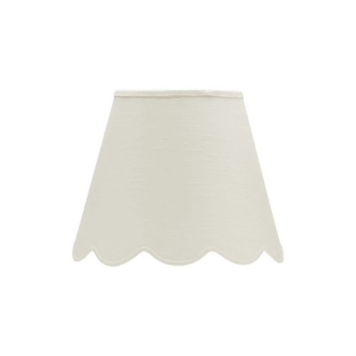 Image showing the Fabric Scallop Lampshade product.