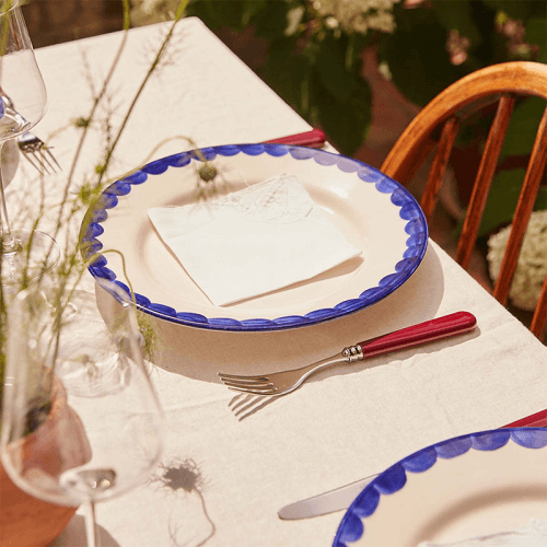 Image showing the Knife and Fork Set, Burgundy product.