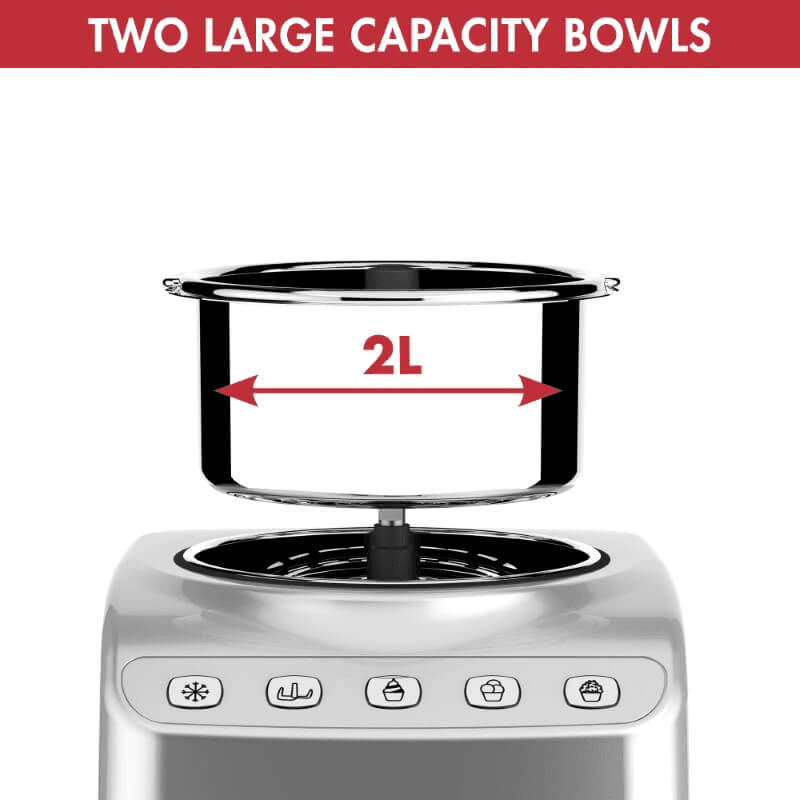 2200 Expert Chef Gelato Maker - 11680, Satin