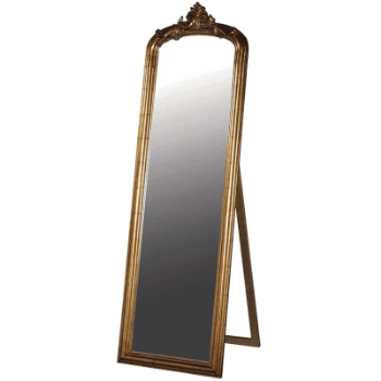 Image showing the Antique Finish Dressing Mirror, Gold product.
