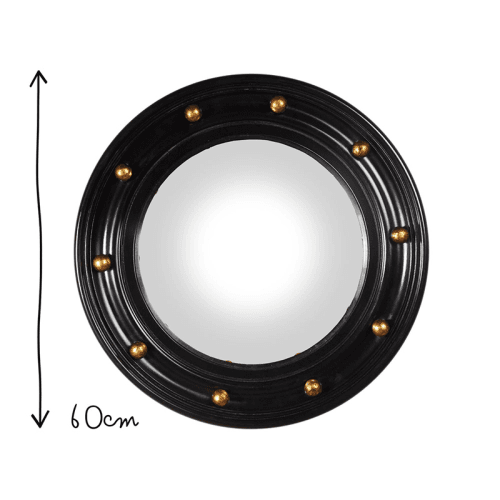 Image showing the Lauren Mirror, Black product.
